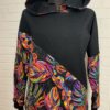 Bluza Werka M - Tropikalny Neon - Monstera