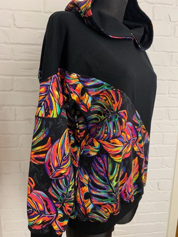 Bluza Werka M - Tropikalny Neon - Monstera - obrazek 5