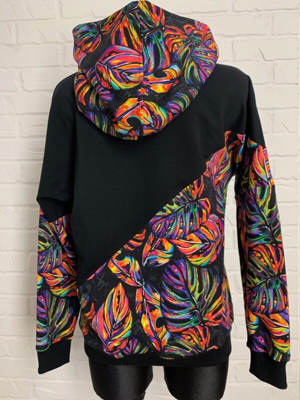 Bluza Werka M - Tropikalny Neon - Monstera - obrazek 4