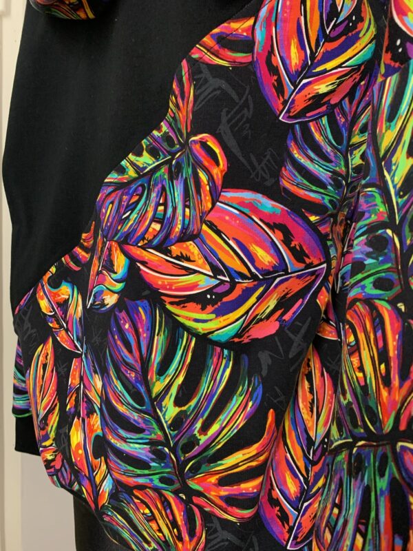 Bluza Werka M - Tropikalny Neon - Monstera - obrazek 3