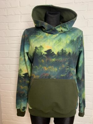 Bluza z kapturem M  "Leśna Mgła"