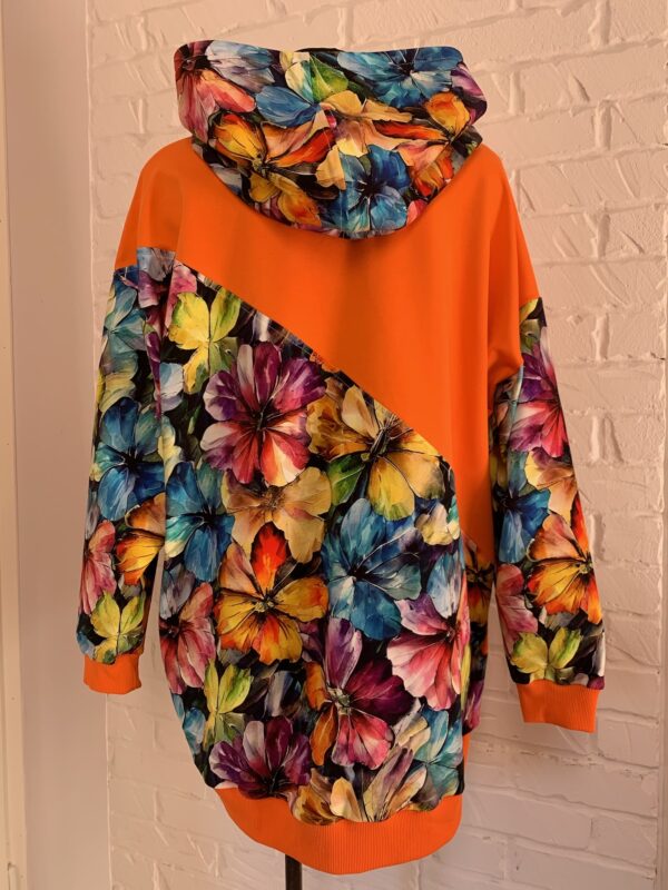 Bluza Oversize S/M - AkwareloweKwiaty - obrazek 2
