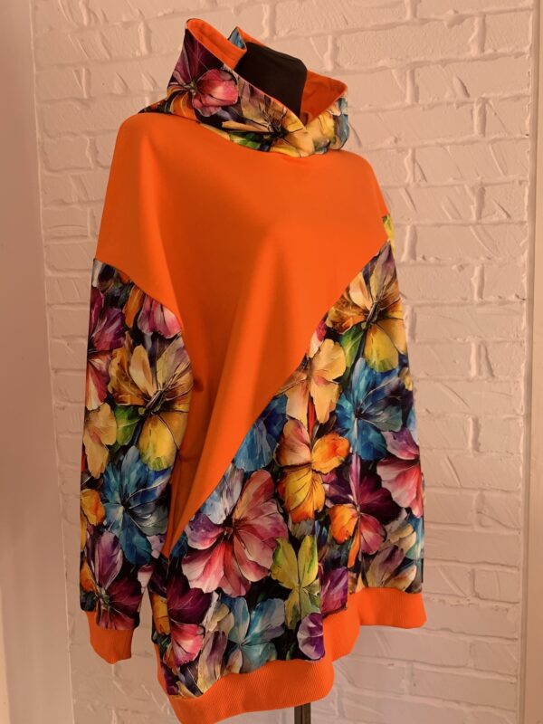 Bluza Oversize S/M - AkwareloweKwiaty - obrazek 4