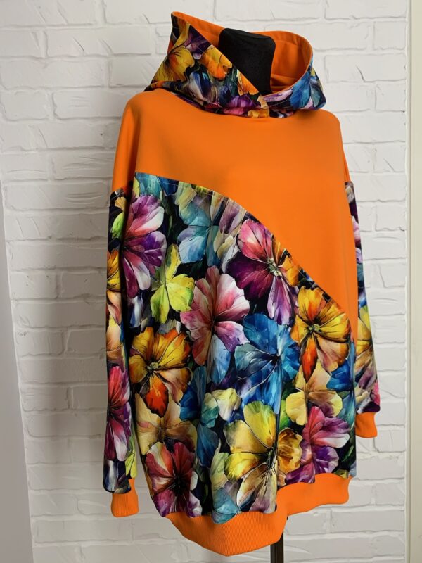 Bluza Oversize S/M - AkwareloweKwiaty - obrazek 2