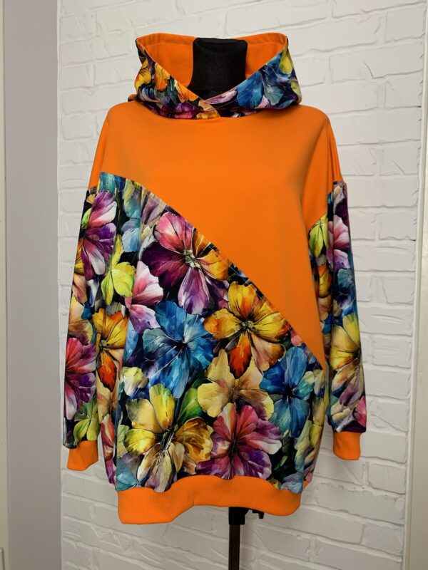Bluza Oversize S/M - AkwareloweKwiaty - obrazek 4