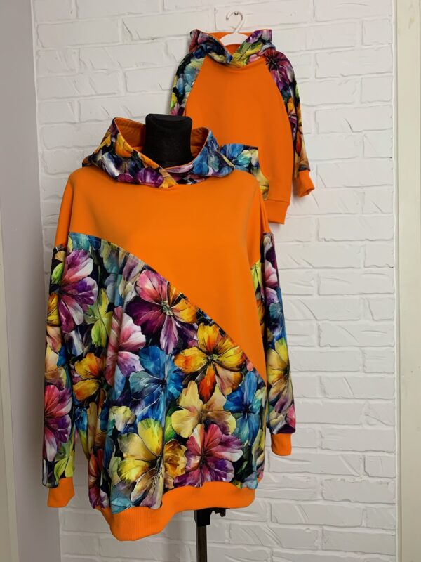 Bluza Oversize S/M - AkwareloweKwiaty - obrazek 6