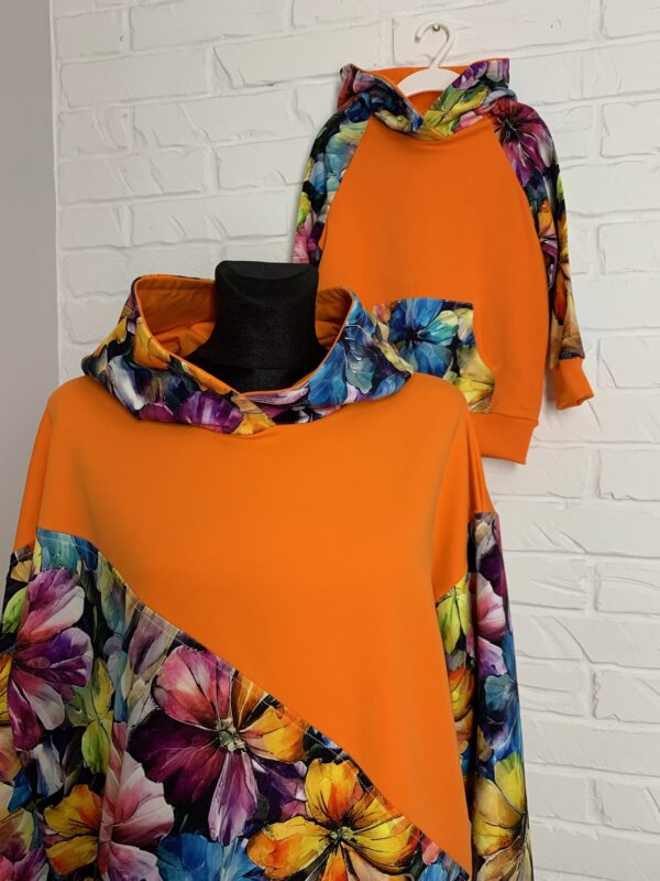 Bluza Oversize S/M - AkwareloweKwiaty - obrazek 7
