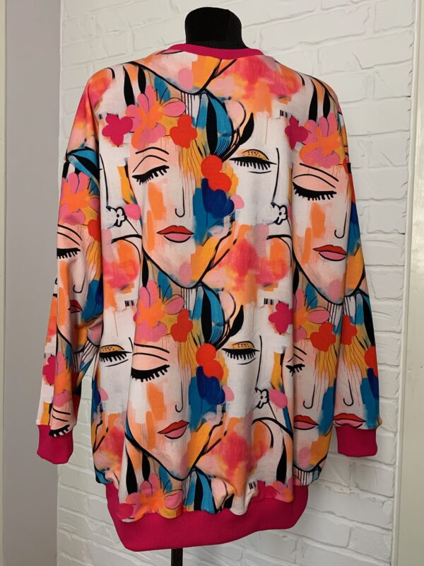 Bluza Oversize S/M - Twarze - obrazek 4