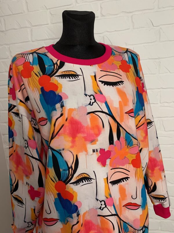Bluza Oversize S/M - Twarze - obrazek 3