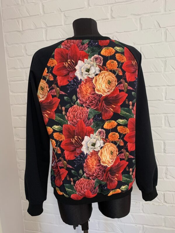 Bluza Raglan L- Kwiaty - obrazek 3