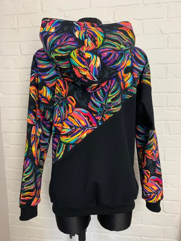 Bluza Werka L - Tropikalny Neon - Monstera - obrazek 4