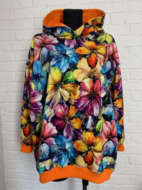 Bluza Oversize XXS/XS - AkwareloweKwiaty - obrazek 4