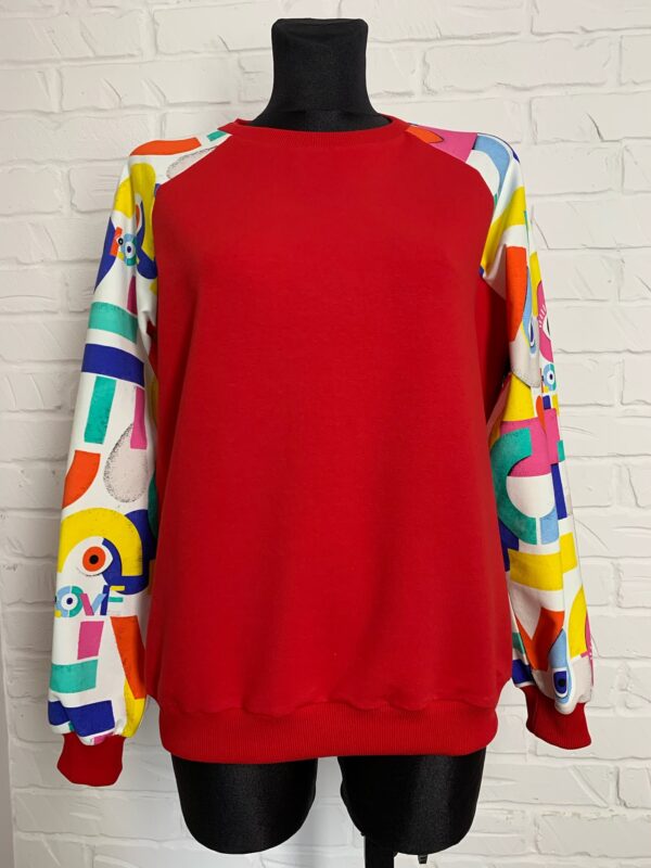 Bluza Raglan L- Kolorowe Litery