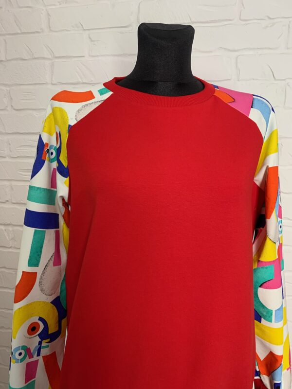 Bluza Raglan L- Kolorowe Litery - obrazek 2