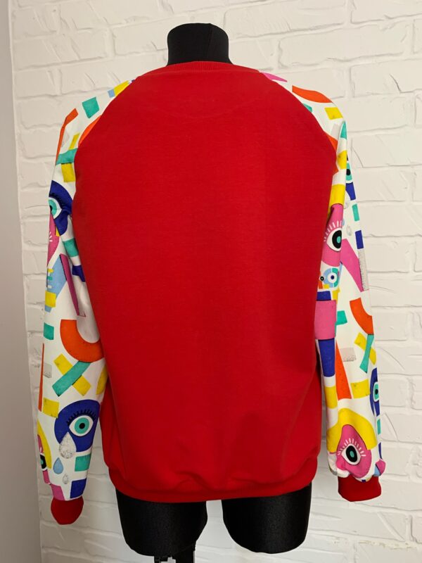 Bluza Raglan L- Kolorowe Litery - obrazek 3