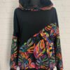 Bluza Werka L - Tropikalny Neon - Monstera