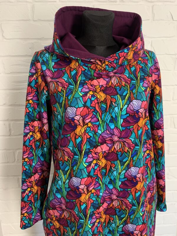 Sukienka Anita M - Irises stained glass - obrazek 4