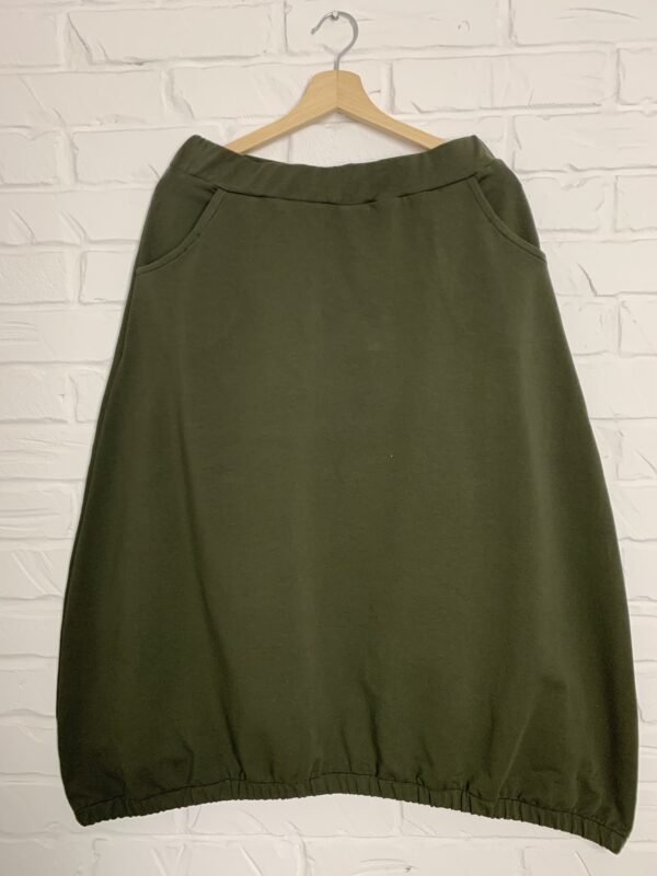 Spódnica Irka M - Khaki - obrazek 2